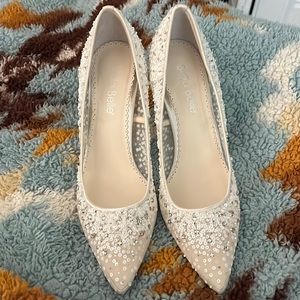 Bella Belle glitter wedding shoes